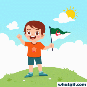 Download Free Animated Algerian Flag GIFs Today | WhatGif 1 Algeria cute flag gif.gif
