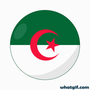 Download Free Animated Algerian Flag GIFs Today | WhatGif 6 Algeria flag batch gif.gif