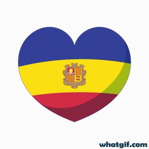 Download 25+ Andorra Flag GIFs for Free Now | WhatGif 10 Andorra flag heart gif