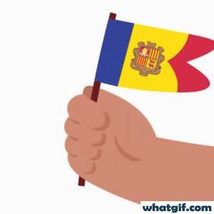 Download 25+ Andorra Flag GIFs for Free Now | WhatGif 11 Andorra flag in hand gif