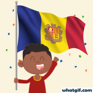 Download 25+ Andorra Flag GIFs for Free Now | WhatGif 20 Andorra representing gif