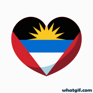 Download 25+ Antiqua and Barbuda Flag GIFs for Free at WhatGif 12 Antigua and barbuda flag heart gif