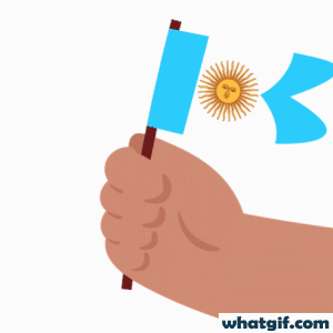 25+ Free Argentina Flag GIFs: Download Now | WhatGIF 13 Argentina flag in hand gif