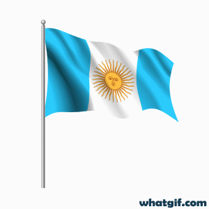 25+ Free Argentina Flag GIFs: Download Now | WhatGIF 21 Argentina realistic flag gif