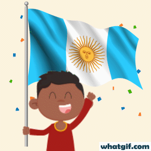 25+ Free Argentina Flag GIFs: Download Now | WhatGIF 22 Argentina representing gif