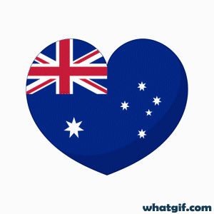 Get 25+ Free Australian Flag GIFs Now | WhatGif 13 Australia flag heart gif