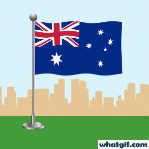 Get 25+ Free Australian Flag GIFs Now | WhatGif 20 Australia flag waving gif