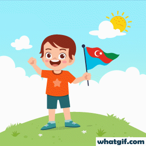 Download 25+ Free Azerbaijan Flag GIFs at WhatGif 6 Azerbaijan cute flag gif