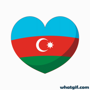 Download 25+ Free Azerbaijan Flag GIFs at WhatGif 14 Azerbaijan flag heart gif