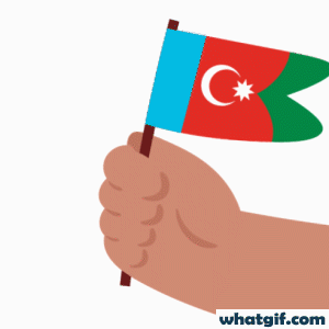 Download 25+ Free Azerbaijan Flag GIFs at WhatGif 15 Azerbaijan flag in hand gif