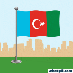 Download 25+ Free Azerbaijan Flag GIFs at WhatGif 20 Azerbaijan flag waving gif