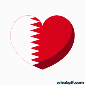 Download Free Bahrain Flag GIFs for Your Content | WhatGif 14 Bahrain flag heart gif