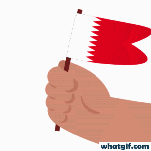 Download Free Bahrain Flag GIFs for Your Content | WhatGif 13 Bahrain flag in hand gif
