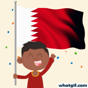 Download Free Bahrain Flag GIFs for Your Content | WhatGif 5 Bahrain representing gif