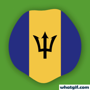 Download 25+ Vibrant Barbados Flag GIFs Free | WhatGif 9 Barbados flag beautiful gif