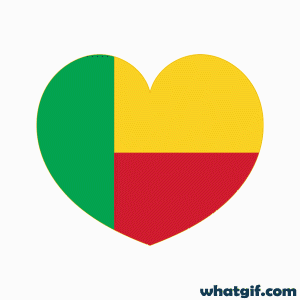 Vibrant Benin Flag GIFs Available Free to Download | WhatGif 13 Benin flag heart gif