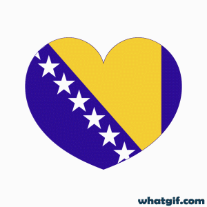 Free Bosnia & Herzegovina Flag GIFs on WhatGif 14 Bosnia and Herzegovina flag heart gif