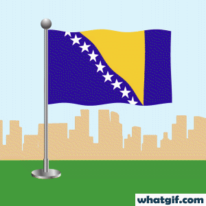 Free Bosnia & Herzegovina Flag GIFs on WhatGif 7 Bosnia and Herzegovina flag waving gif