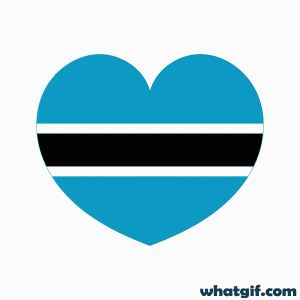 Download 25+ Free Botswana Flag GIFs at WhatGif 13 Botswana flag heart gif