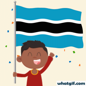 Download 25+ Free Botswana Flag GIFs at WhatGif 22 Botswana representing gif