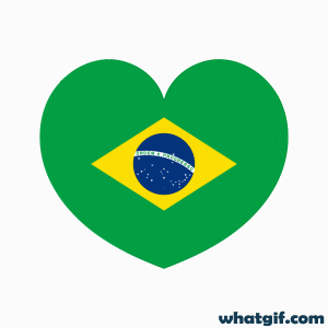 Explore 25+ Brazil Flag GIFs for Free on WhatGif 15 Brazil flag heart gif