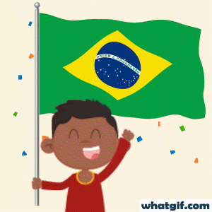 Explore 25+ Brazil Flag GIFs for Free on WhatGif 4 Brazil representing gif