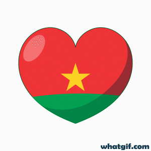 Get Free Burkina Faso Flag GIFs on WhatGif 13 Burkina Faso flag heart gif