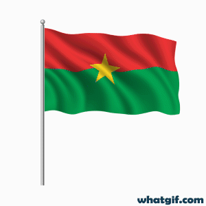 Get Free Burkina Faso Flag GIFs on WhatGif 22 Burkina Faso realistic flag gif