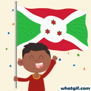 Discover & Download 25+ Burundi Flag GIFs for Free 4 Burundi representing gif