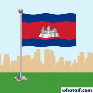 Download Free Animated Cambodia Flag GIFs | What GIF 20 Cambodia flag waving gif.gif
