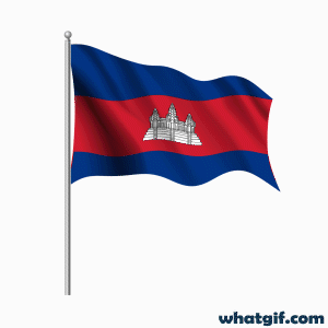 Download Free Animated Cambodia Flag GIFs | What GIF 22 Cambodia realistic flag gif.gif