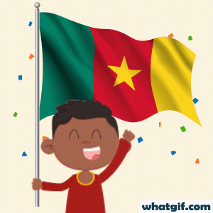 Free Cameroon Flag GIFs - Discover and Download Now 23 Cameroon representing gif.gif
