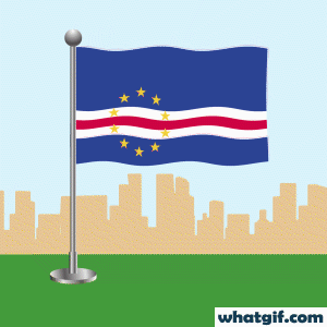 Explore & Download Free Cabo Verde Flag GIFs | WhatGIF 20 Cape Verde or Cabo Verde flag waving gif