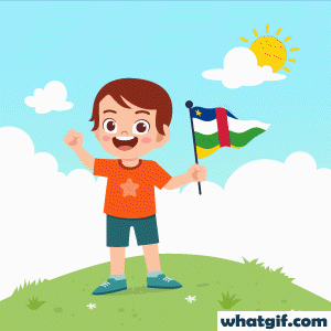 25+ Animated Central African Republic Flags | WhatGIF 4 Central African Republic cute flag gif