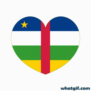 25+ Animated Central African Republic Flags | WhatGIF 13 Central African Republic flag heart gif