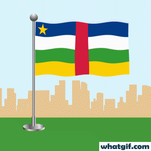 25+ Animated Central African Republic Flags | WhatGIF 20 Central African Republic flag waving gif
