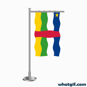 25+ Animated Central African Republic Flags | WhatGIF 21 Central African Republic flag