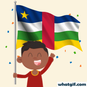 25+ Animated Central African Republic Flags | WhatGIF 23 Central African Republic representing gif