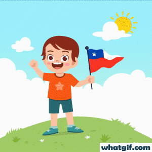 Free Animated Chile Flag GIFs to Download| WhatGIF 23 Chile cute flag gif