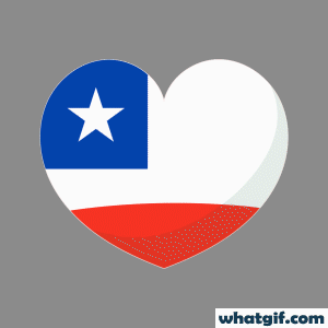 Free Animated Chile Flag GIFs to Download| WhatGIF 9 Chile flag heart gif
