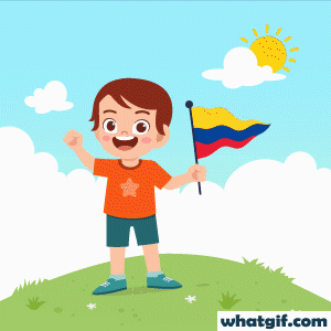Download Colombia Flag GIFs Free | WhatGIF 4 Colombia cute flag gif