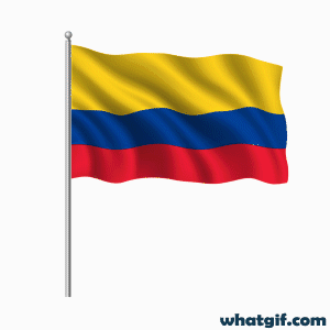 Download Colombia Flag GIFs Free | WhatGIF 22 Colombia realistic flag gif