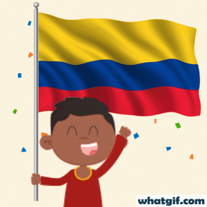 Download Colombia Flag GIFs Free | WhatGIF 23 Colombia representing gif