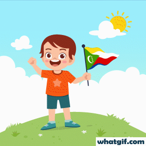 Download Free Comoros Flag GIFs | WhatGIF 4 Comoros cute flag gif