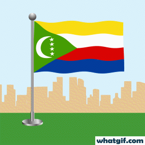 Download Free Comoros Flag GIFs | WhatGIF 20 Comoros flag waving gif