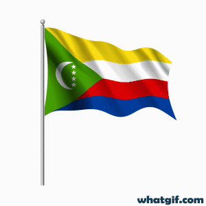 Download Free Comoros Flag GIFs | WhatGIF 22 Comoros realistic flag gif