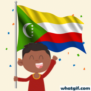 Download Free Comoros Flag GIFs | WhatGIF 23 Comoros representing gif