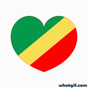 Download Free Congo Flag GIFs | WhatGIF 13 Congo flag heart gif