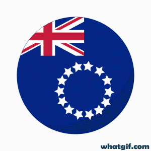 Download 25+ Cook Islands Flag GIFs Free | What GIF 18 Cook Islands flag batch gif.gif