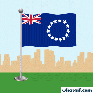 Download 25+ Cook Islands Flag GIFs Free | What GIF 7 Cook Islands flag waving gif.gif